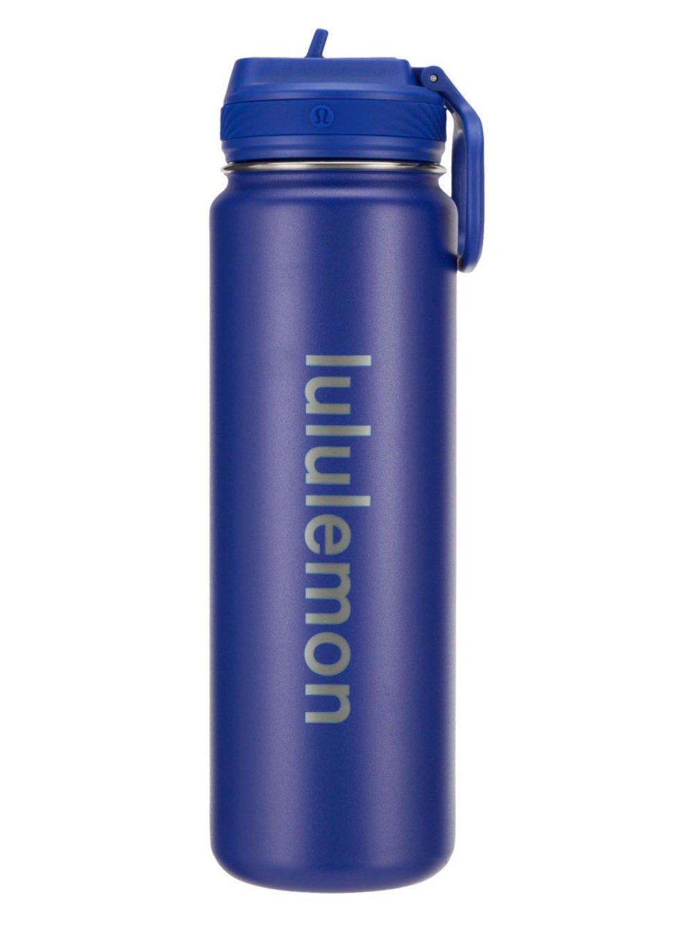 Lululemon Back to Life Straw Lid Sport Bottle Dark Blue
